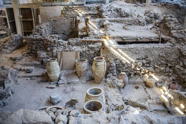 Ruins of prehistoric settlement