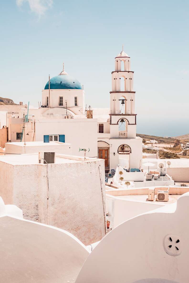 White buildings