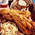 rodney scott fried catfish recipe cat fish dish cole slaw barbecue southern food hot sauce recipes weekend project thrillist