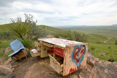 The Desk at Sul Ross State University, Alpine, Texas