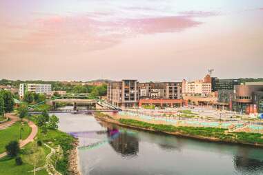 eau claire river, wisconsin