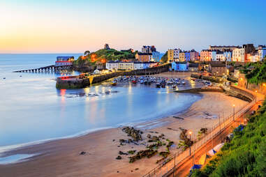 Sunrise in Tenby Harbour, Pembrokeshire