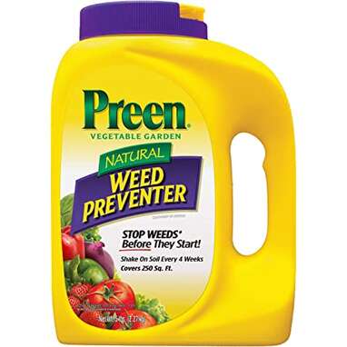 Best preventative: Preen Natural Weed Preventer