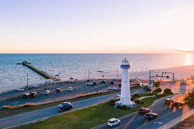 Lighthouse on the coast