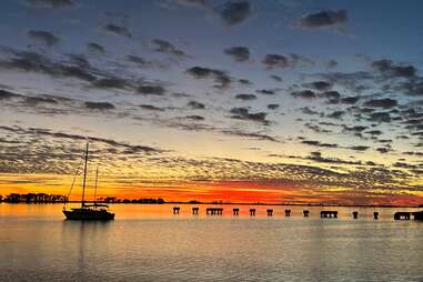 Coastal Mississippi sunset