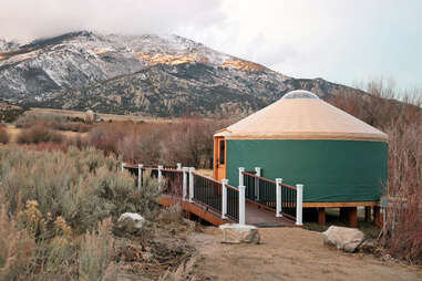 yurt, castle rocks state park, idaho