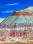 Erosion And Colors Of A Teepee In Petrified Forest National Park