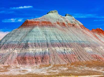 Erosion And Colors Of A Teepee In Petrified Forest National Park