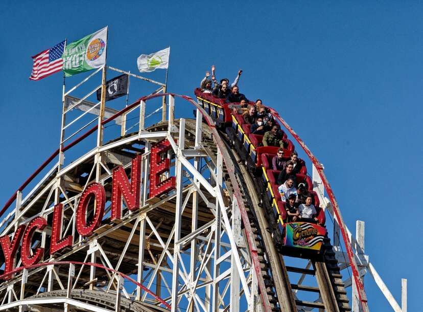 Coney Island Cyclone - Luna Park in Coney Island