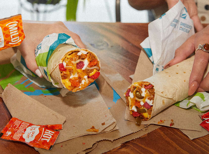 Taco Bell Adds New 2 Cheesy Double Beef Burritos To Its Menu Thrillist