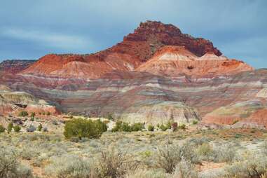 buttes in Old Pahreah, Utah