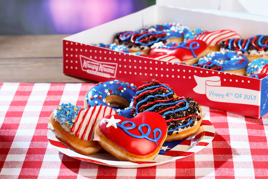 Krispy Kreme Releases Patriotic Fourth of July Donuts Thrillist