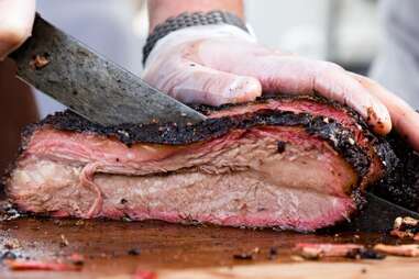 beef brisket from Pecan Lodge in Deep Ellum, Dallas