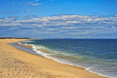 sandy hook beach, new jersey