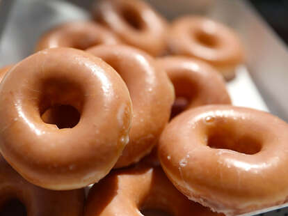 Krispy Kreme free dozen donuts