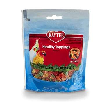 Guinea pig treats: Kaytee Fiesta Healthy Toppings Papaya Treat for Small Animals