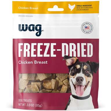 Best freeze-dried dog treats: Wag Freeze-Dried Raw Single Ingredient Dog Treats Chicken Breast