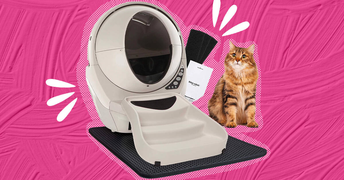 The Clean Paws Litter Box - Hammacher Schlemmer