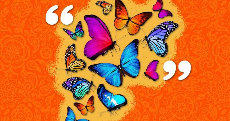 spiritual quotes with butterfly