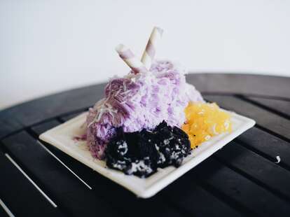 Moscow Mule shaved ice with the ice shave attachment, Recipe