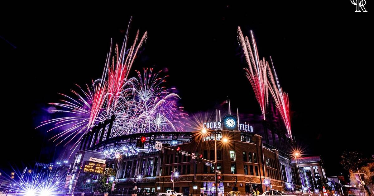 Coors Field on Independence Day Eve: - Colorado Rockies