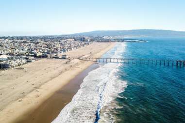 Hermosa Beach pier, California