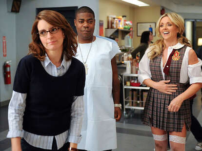 tracy jordan and jenna maroney, tina fey in 30 rock