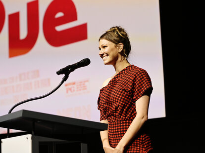 sara dosa at the fire of love premiere