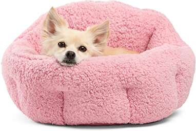 Best Friends by Sheri OrthoComfort Deep Dish Cuddler Sherpa Cat and Dog Bed