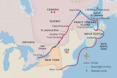 viking cruise canada to new york price