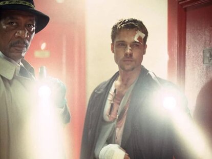 brad pitt and morgan freeman in seven