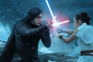 adam driver and daisy ridley in rise of skywalker
