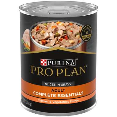 Best wet dog food: Purina Pro Plan Savor Adult Chicken & Vegetables Entree