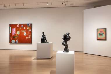 Installation view of Matisse: The Red Studio, The Museum of Modern Art