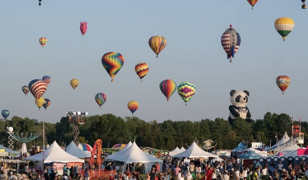 Hot air hot sale balloon nj