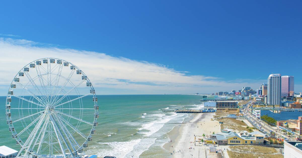 Steel Pier Atlantic City New Jersey Stock Photo - Download Image