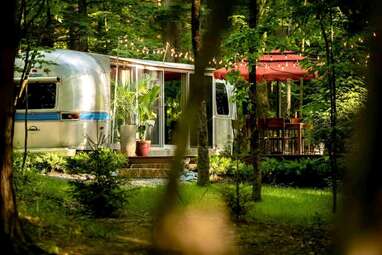 Renovated Airstream on a working farm