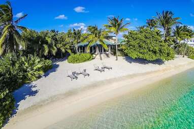 Private beachfront villa in the Cayman Islands