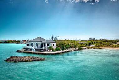 Private home on an oceanfront jetty in Turks & Caicos