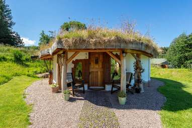 Earth home in Moray