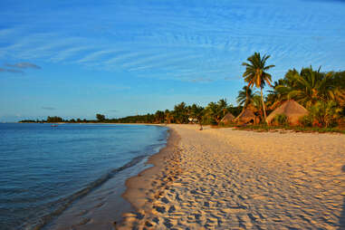 view of a beach on benguerra island mozambique