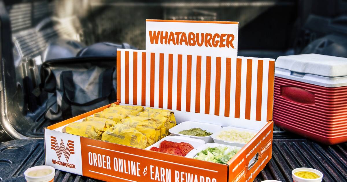 Whataburger releases build-your-own burger boxes that feed 10 people