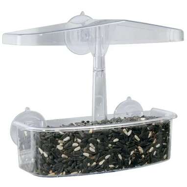 PETFUSION Tranquility Window Bird Feeder 