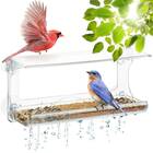 Most weatherproof window bird feeder: D.F. Omer Weatherproof Polycarbonate Window Bird Feeder
