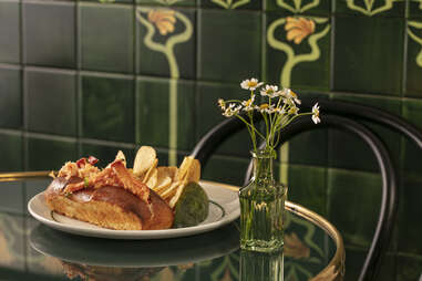 Lobster Roll at Deux Chats