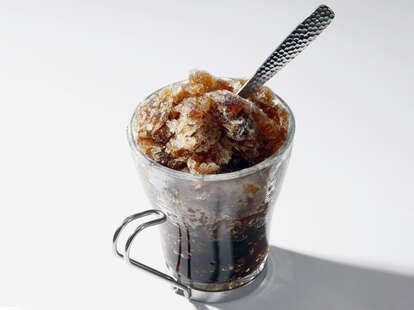 Espresso granita