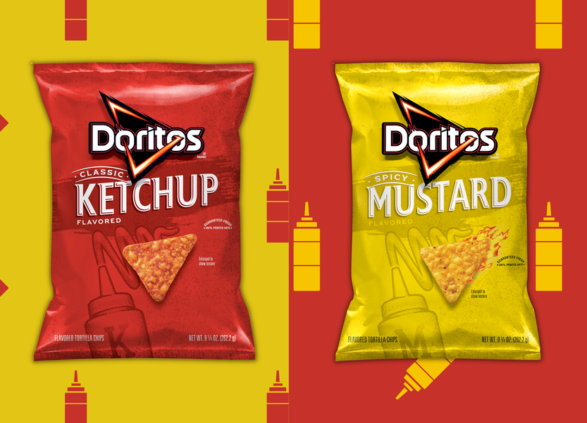 Doritos Releases New Limited Edition Ketchup and Spicy Mustard Flavors