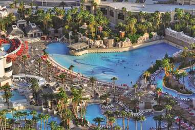 aerial view of waterpark