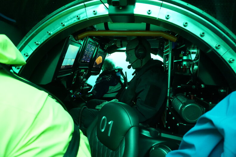 interior of submarine