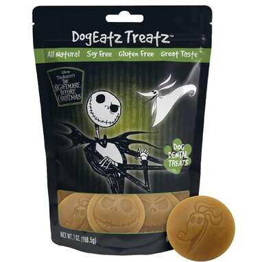 These “The Nightmare Before Christmas” dental treats: Dog Eatz Nightmare Before Christmas Treats